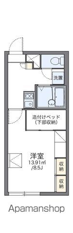 レオパレスエミール美原台 C館の間取り写真