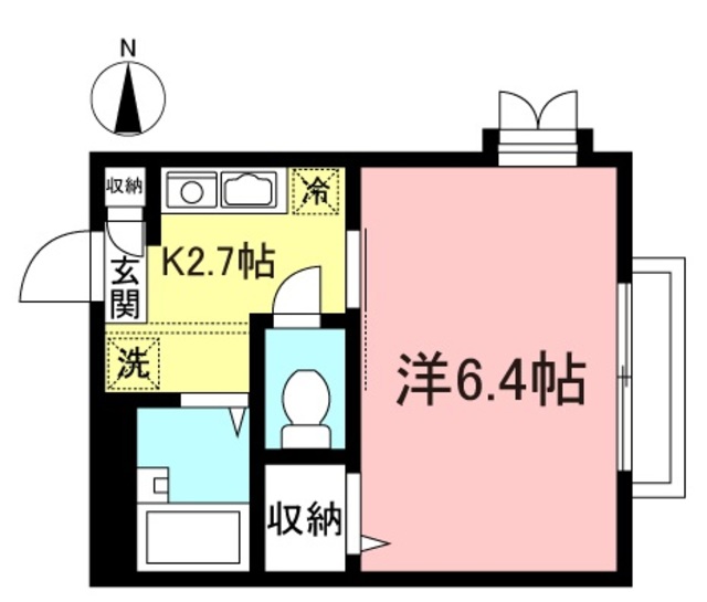 小田急線 世田谷代田駅 徒歩4分 2階建 築29年の間取り写真