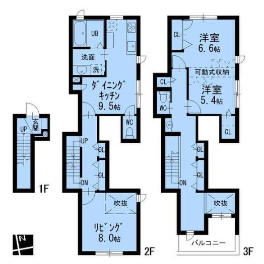 スクエアメゾン覚王山の間取り写真