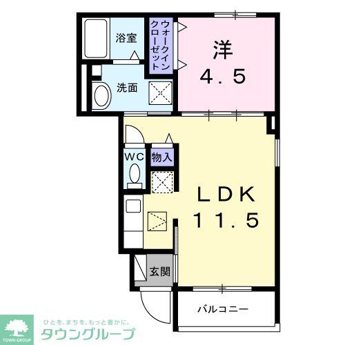 ピアッツァ川崎 Iの間取り写真