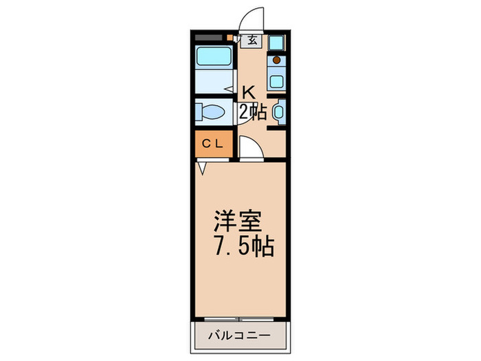 岩田マンションの間取り写真