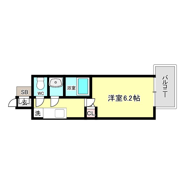 プレサンス大阪ゲートシティの間取り写真