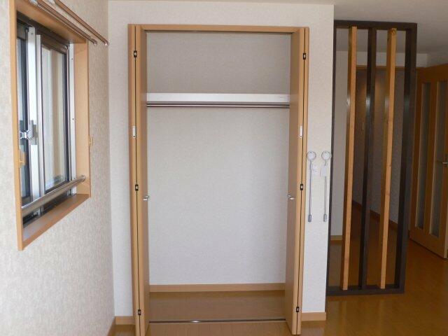 収納　大きなスペースがあり、収納には困りません