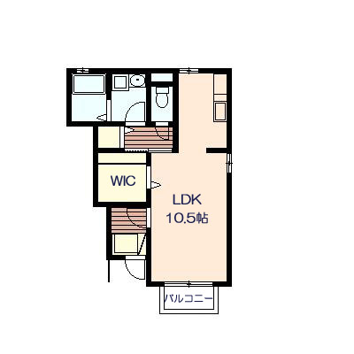 長野市篠ノ井会のアパートの間取り