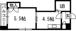 札幌ＪＯＷ２ビルの間取り