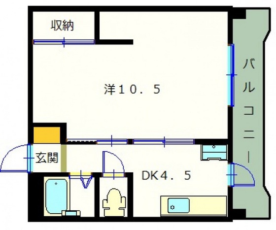 坪石ビルの間取り