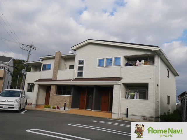 建物外観　「エアリーベル」、現地待ち合わせでのご案内も可能です。