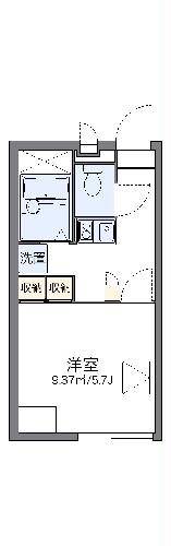 レオパレス祇園の間取り