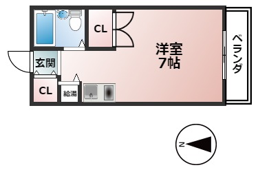 常陽第2ガーデンハイツの間取り