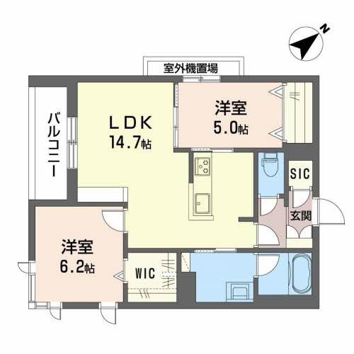 シャーメゾンさくら大久保駅前の間取り