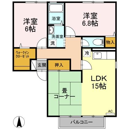 ロイヤルガーデン　Ｃの間取り