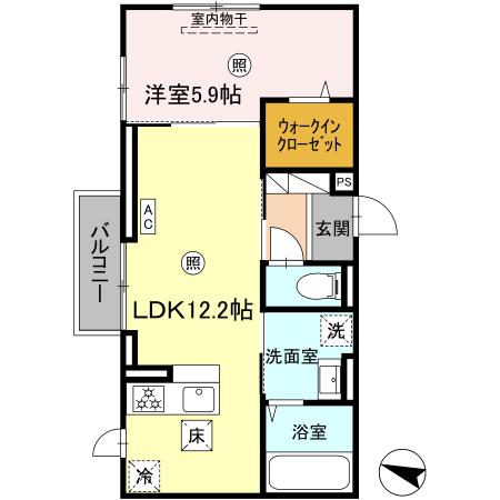 S＆T Grace Square（エス＆ティ グレース スクエア）の間取り