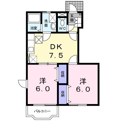 シャトーＦｕｊｉの間取り