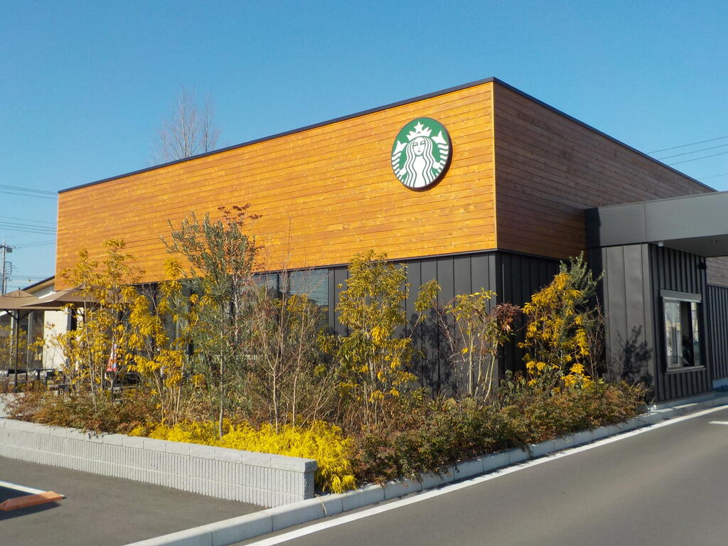 飲食店　スターバックスコーヒーカインズ壬生店（飲食店）まで496m