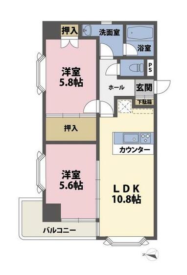 ラ・フォンテーヌの間取り