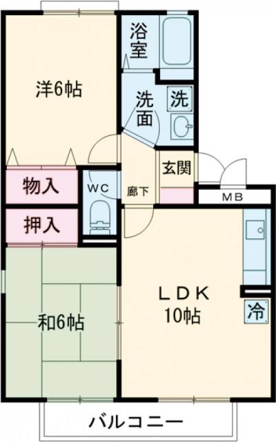 リベルティメゾンの間取り