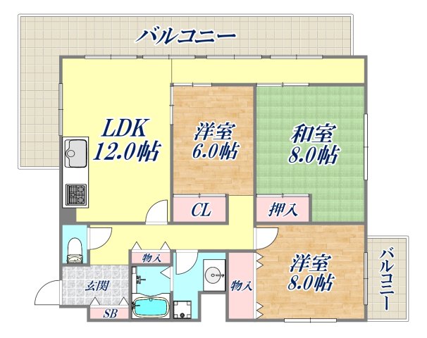 【丸一ビルの間取り】