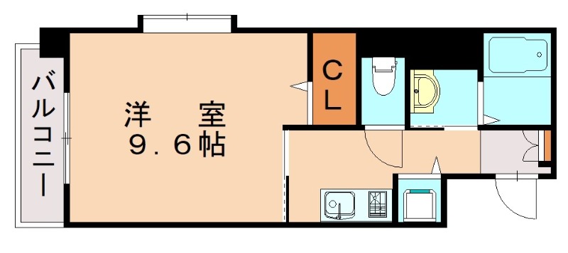 北九州市八幡西区黒崎のマンションの間取り