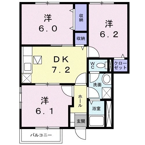 ラヴィング・Ｓの間取り