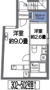 江東区北砂のマンションの間取り