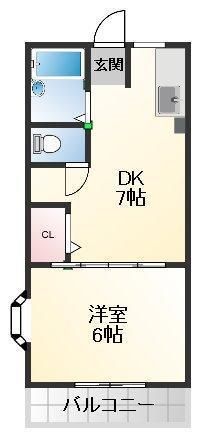 ハイツカジワラの間取り