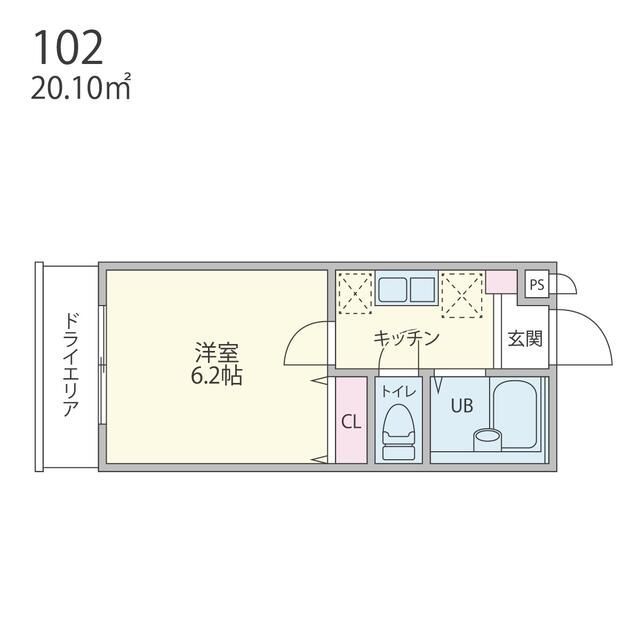 キーウエスト三軒茶屋の間取り