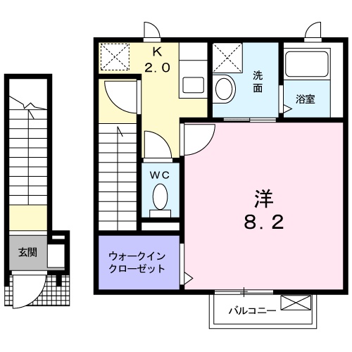 ディア　イーストの間取り