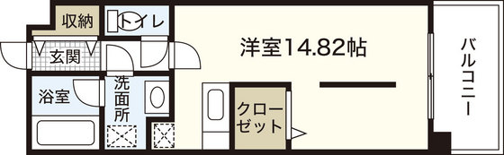 広島市中区舟入町のマンションの間取り