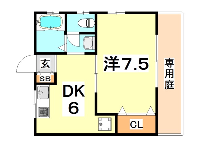 和光ハイツの間取り