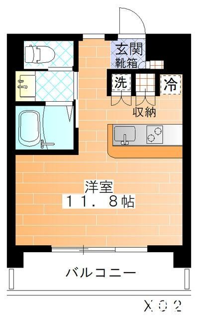 日野市大字豊田のマンションの間取り