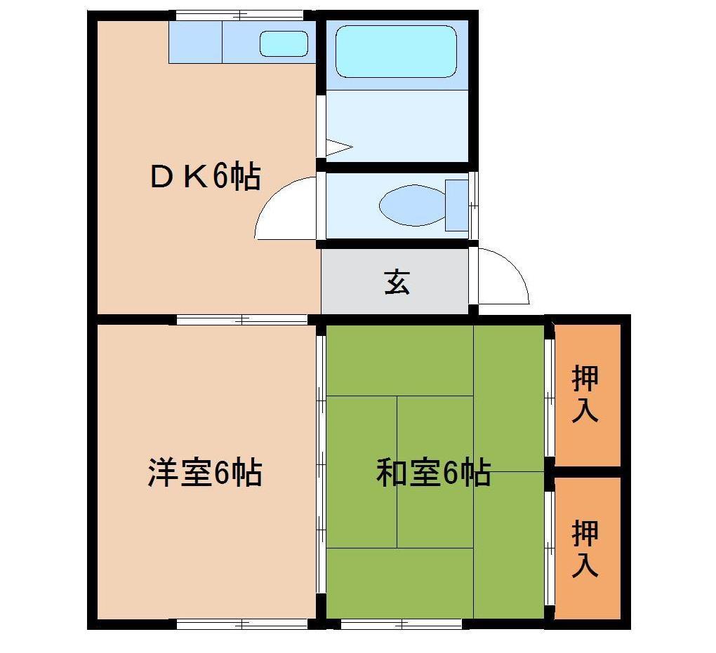 アパートメンツ吉松　Ｃの間取り