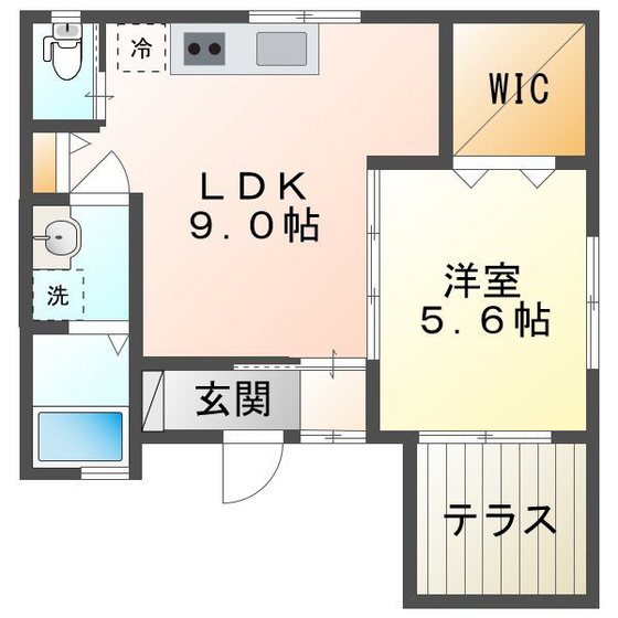 エフコーポ東山の間取り