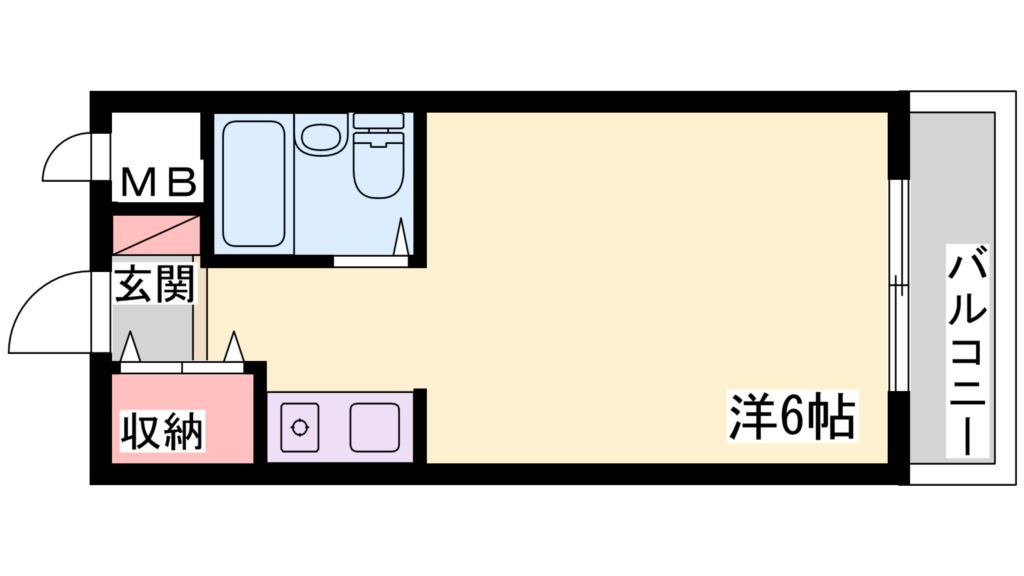 加古川市加古川町本町のマンションの間取り