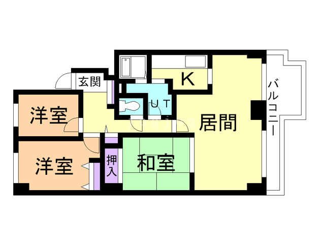 カサ・パラシオンの間取り