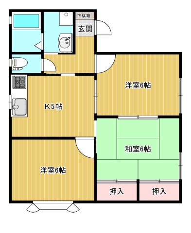 ルシェール藤原台の間取り