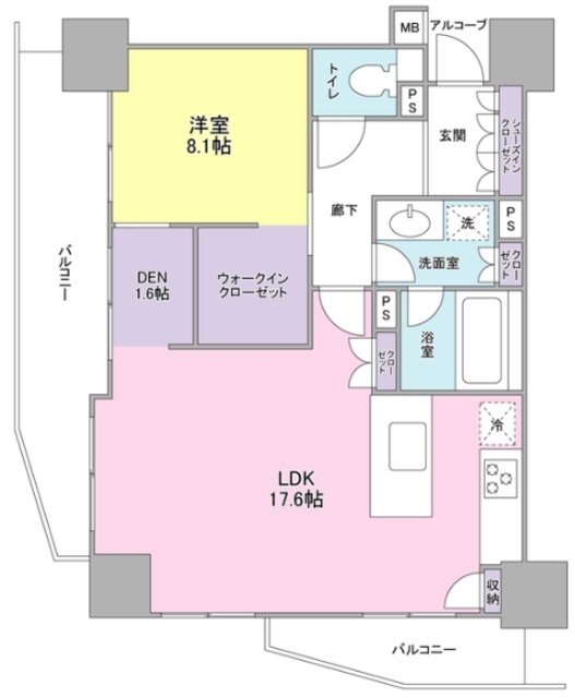 LaSante五反田の間取り