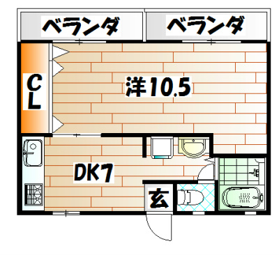 富士ビルの間取り