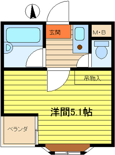 エステラス雅の間取り