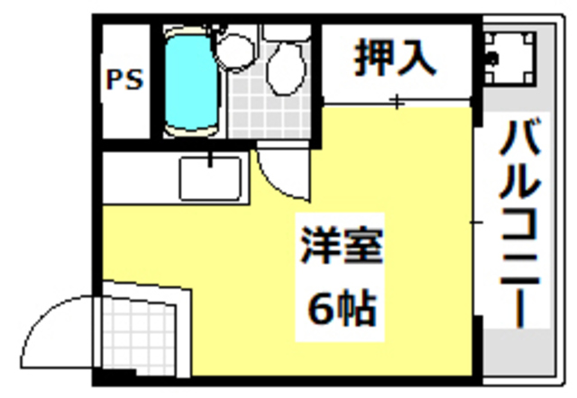 【ナンノ第15号館の間取り】