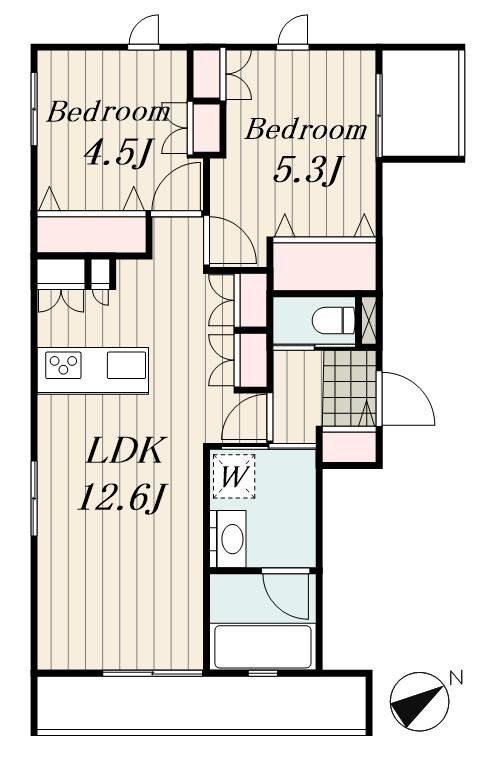 ルクール東池袋の間取り