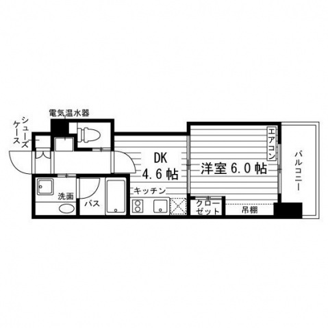 S-FORT 二条城前の間取り