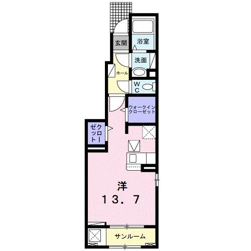 アラモード希多の間取り