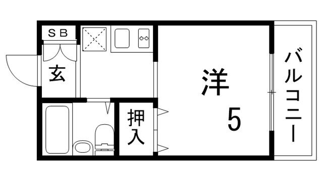 マツバラハイツの間取り