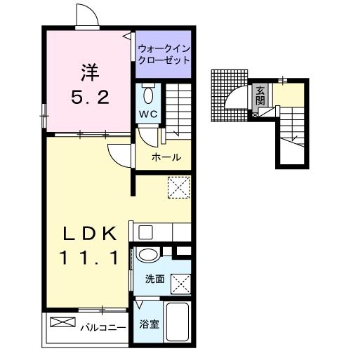 エレガンシアIIIの間取り