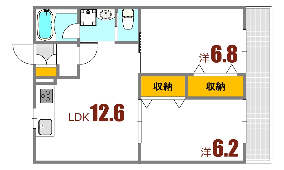 【アネシスII10-26の間取り】