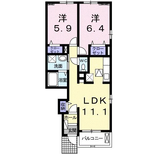 グラン・ベルIの間取り