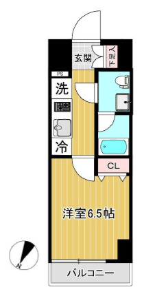 SHOKEN Residence横浜関内の間取り