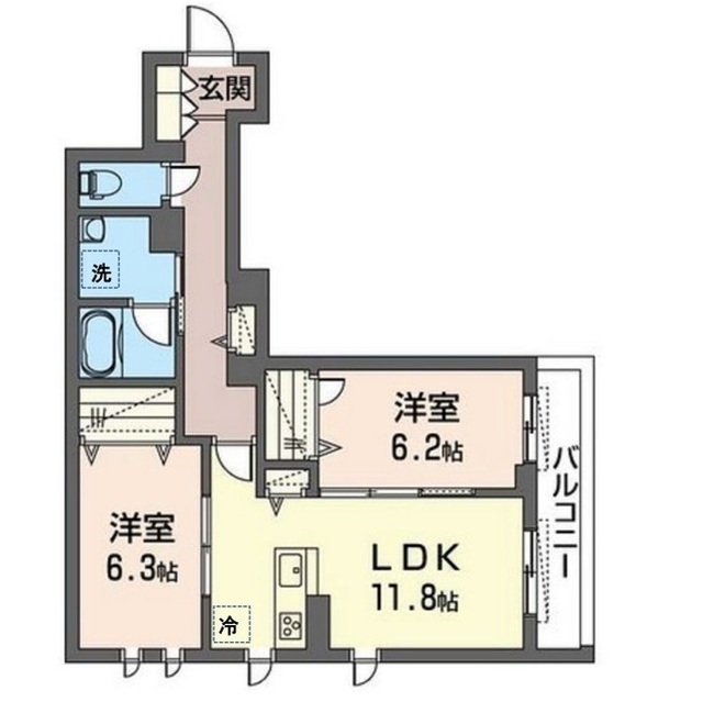 エイワンコートの間取り