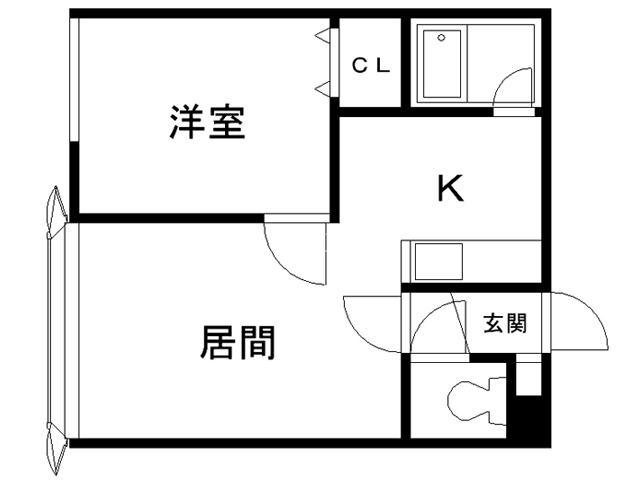 エスパニア名寄Iの間取り