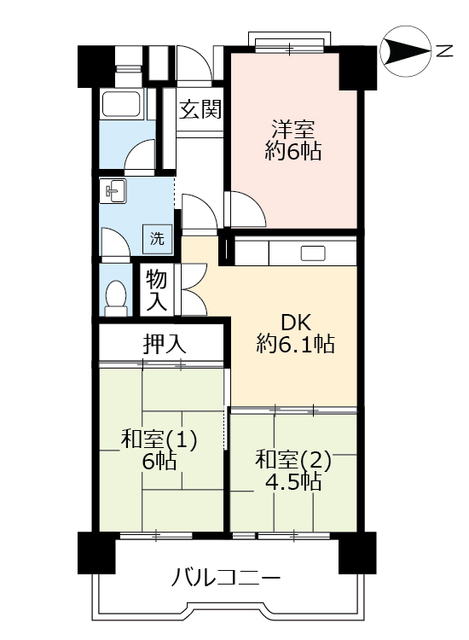 ＵＲポートアイランドの間取り